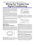 Wiring For Trouble Free Signal Conditioning