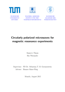 Circularly polarized microwaves cavities