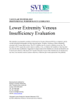 Lower Extremity Venous Insufficiency Evaluation