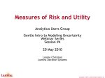 Measures of Risk and Utility - Analytica Wiki