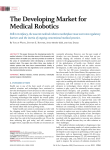 The Developing Market for Medical Robotics
