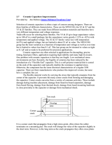 2.7 Ceramic Capacitors Improvements