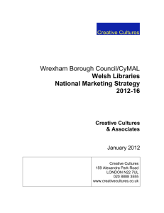 Welsh Libraries Project: National Marketing Strategy 2011-16
