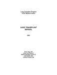 lung transplant manual - UCSF | Department of Medicine