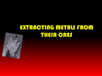 Extracting Of Other Metals