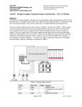 Lab #5: Design Example: Keypad Scanner and Encoder
