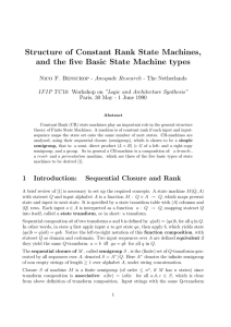 "The Structure of Constant-Rank State Machines" ()