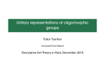 Unitary representations of oligomorphic groups - IMJ-PRG