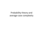 Probability theory and average