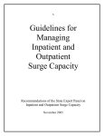 13. Outpatient Surge Capacity - Wisconsin Disaster Medical