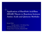 Application of Hard-Soft Acid-Base