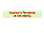 In renal insufficiency