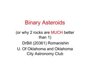 Power Punt on Binary Asteroids