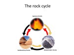 The rock cycle A3.1