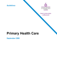 Primary Health Care (Sept 2008)