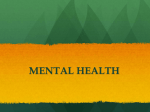 Mental Health Overview