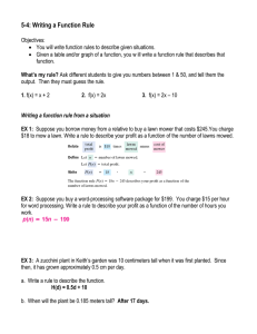 5-4: Writing a Function Rule