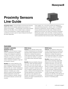 Proximity Sensors Line Guide