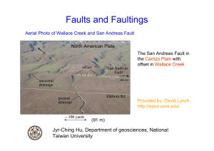 Faults and Faultings - National Taiwan University