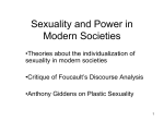 Sexuality and Power in Modern Societies