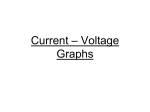 Current – Voltage Graphs