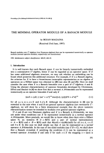 The minimal operator module of a Banach module