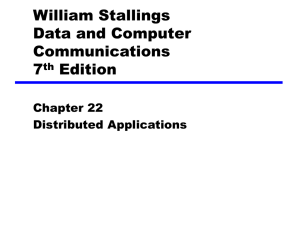Chapter 22 Distributed Applications