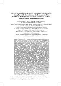 The role of crustal heterogeneity in controlling vertical coupling