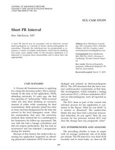 Short PR Interval