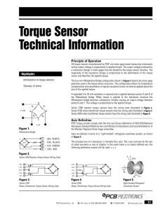 Torque Sensor Technical Information