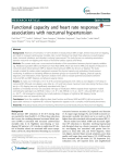 Functional capacity and heart rate response: associations with