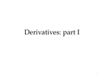 Derivatives I - people.bath.ac.uk