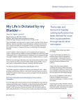 My Life is Dictated by my Bladder - International Neuromodulation