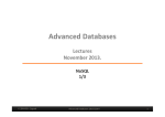 Advanced Databases