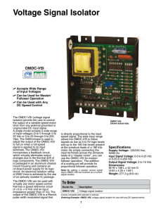 Voltage Signal Isolator