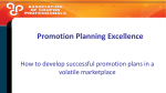 Promotion Planning, Patti Mandel