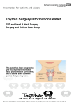Thyroid Surgery Information Leaflet