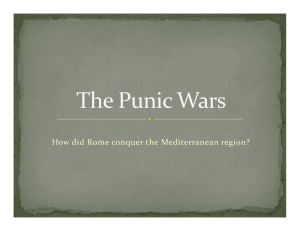 How did Rome conquer the Mediterranean region?