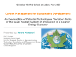Carbon Management for Sustainable Development: The Case Study