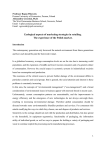 Ecological aspects of marketing strategies in retailing. The
