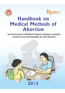 Handbook on Medical Methods of Abortion