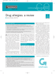 Drug allergies: a review - Canadian Healthcare Network