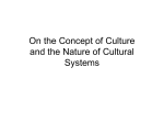 On the Concept of Culture