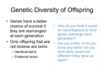Genetic Diversity of Offspring