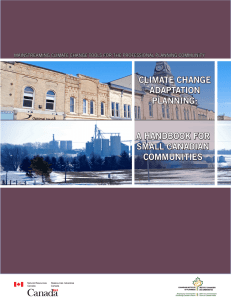 Climate Change Adaptation Planning: A Handbook for Small