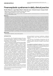 Paraneoplastic syndromes in daily clinical practice