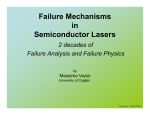 05-01 Failure Mechanisms in Semiconductor Lasers