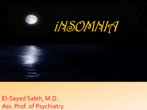 Insomnia