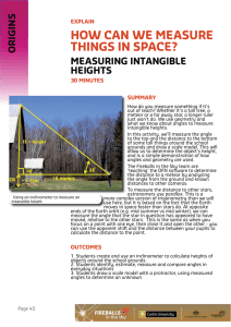 how can we measure things in space?