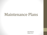 Database Maintenance Plans